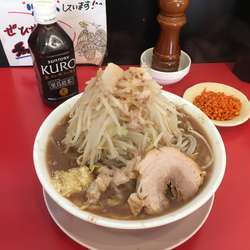 ラーメン 全マシ 辛揚げ別皿