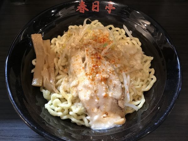 「鳥豚油そば」@油そば 春日亭 渋谷店の写真