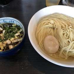【限定】昆布水の淡麗つけ麺＆味玉＆大盛