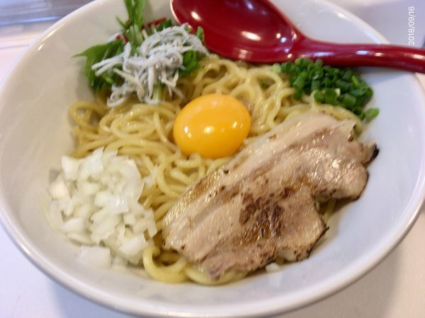 「鯛まぜそば」@東京オイルヌードル 油田の写真