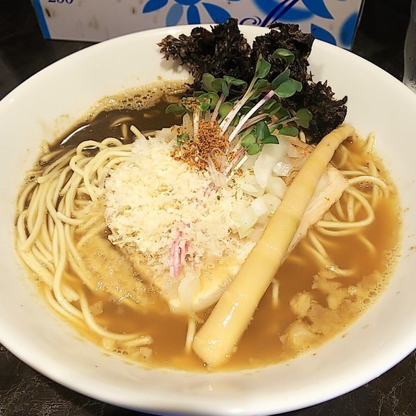 「煮干しそば（醤油）＋バラ海苔」@中華SOBA にぼ乃詩の写真