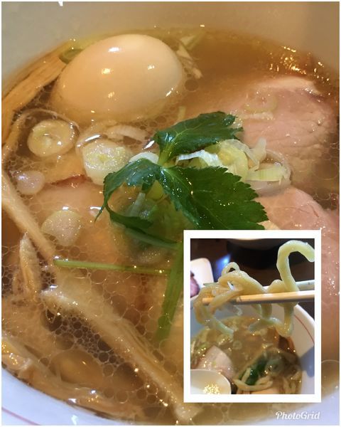 「【限定】 亀井式 純手打ち塩中華そば」@麺や 虎徹の写真