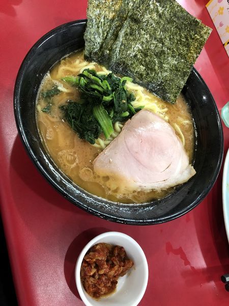 「ラーメン（並）＋真鱈のチンジャ」@杉田家 千葉祐光店の写真
