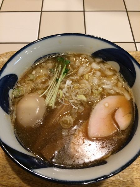 「煮干しそば780円➕味玉100円」@つけめん らーめん ブータンの写真