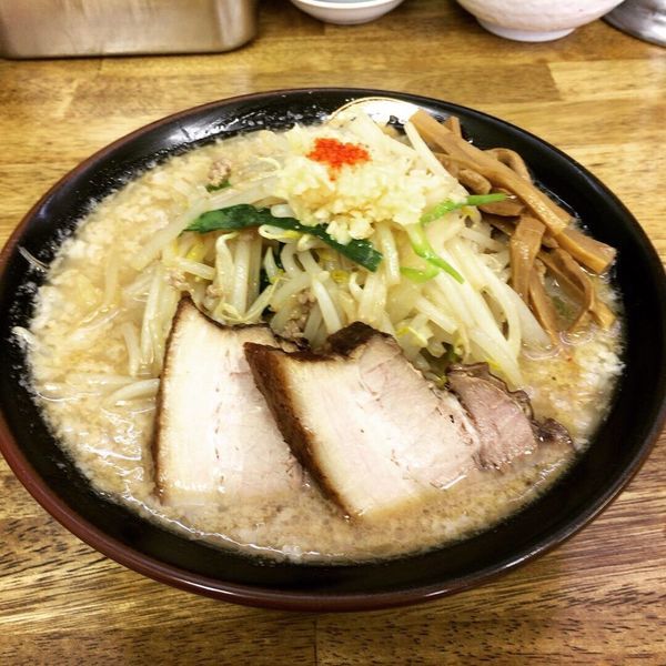 「【限定】背脂味噌ラーメン(850円)」@中華蕎麦 丸め 東久留米店の写真