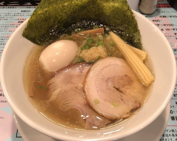 「85ラーメン＋味玉（￥800＋￥100）」@麺場80’sの写真