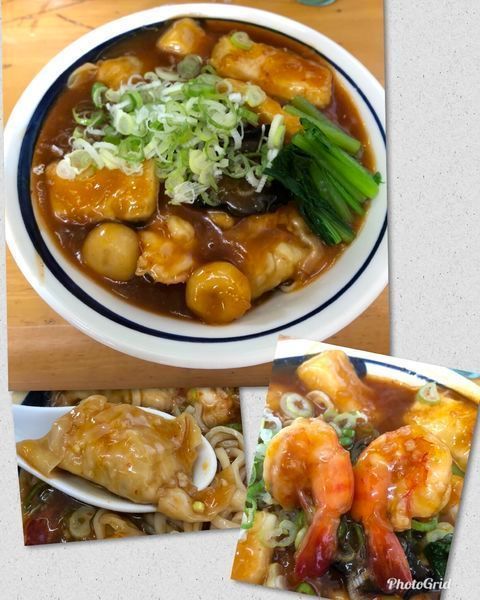 「菊月の一杯 俺の雲呑チリソースW ￥2300」@MENYA 食い味の道有楽の写真