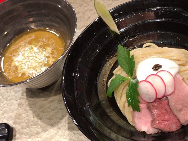 「特製つけ麺」@江戸前つけ麺 銀座 魄瑛の写真