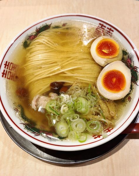 「稲庭中華そば(塩.半熟味付け玉子)」@食堂 七彩の写真