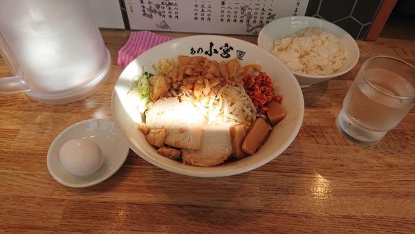 「まぜそば」@中華そば あの小宮の写真