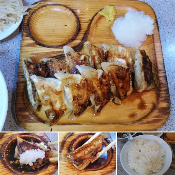 「Aセット(餃子10個)　750円」@コント 浅草本店の写真