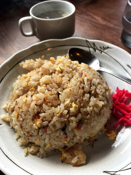 「チャーハン（スープ付き）480円」@くるくるの写真