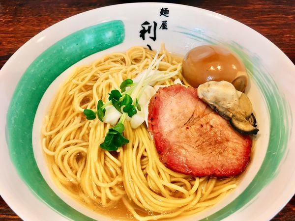 「☆限定 牡蠣そば☆」@自家製麺 麺屋 利八の写真