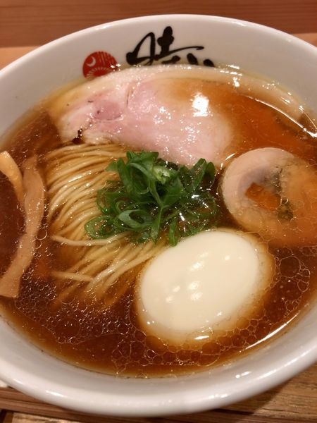 「中華そば ¥780＋出汁たまご ¥100」@中華蕎麦 時雨の写真