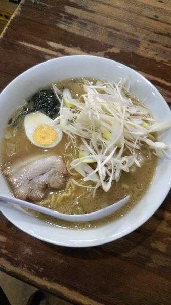 「味噌ラーメン +白髪ネギ」@元祖 札幌や 溜池店の写真