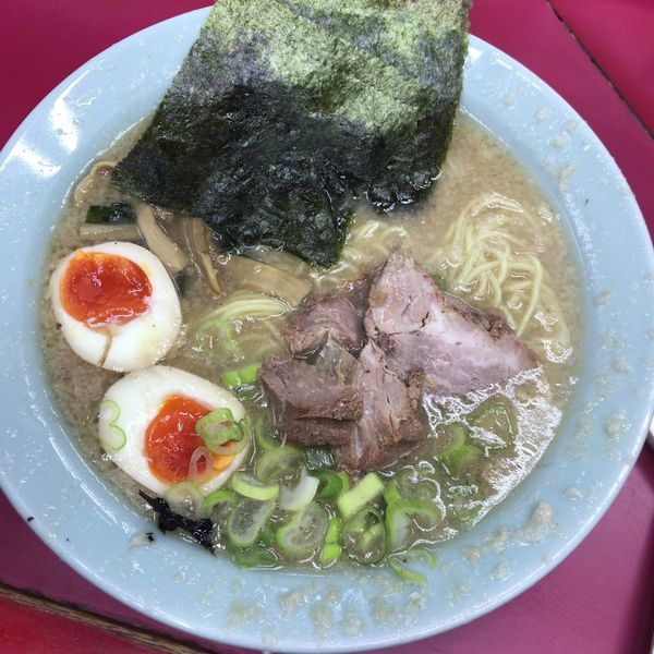 「ラーメン 490円＋味玉」@ラーメンショップ 牛久結束店の写真