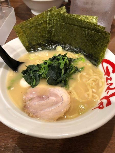 「ラーメン麺少なめノリ」@吟家 富津店の写真