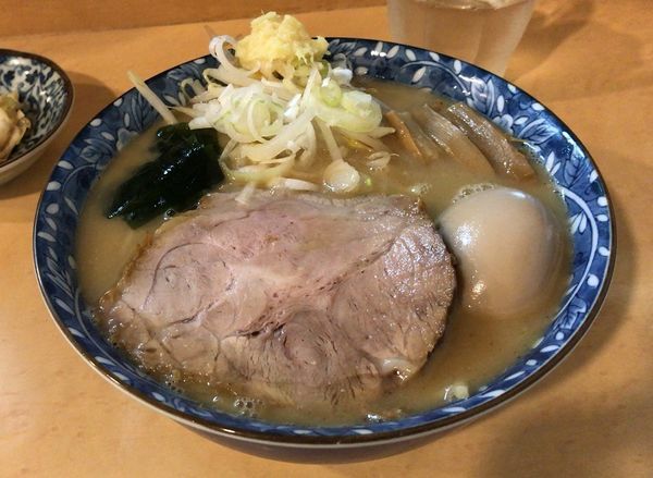 「マイルドみそラーメン(限定)並＋味玉(750円＋100円)」@ラーメン社井田の写真