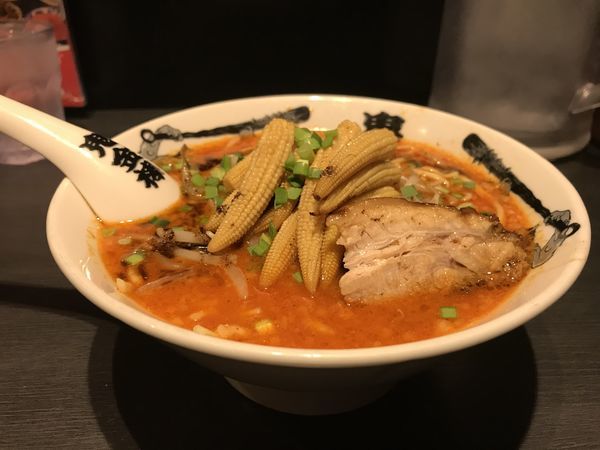 「カラシビ味噌らー麺【ヤングコーン】」@カラシビ味噌らー麺 鬼金棒 名古屋店の写真