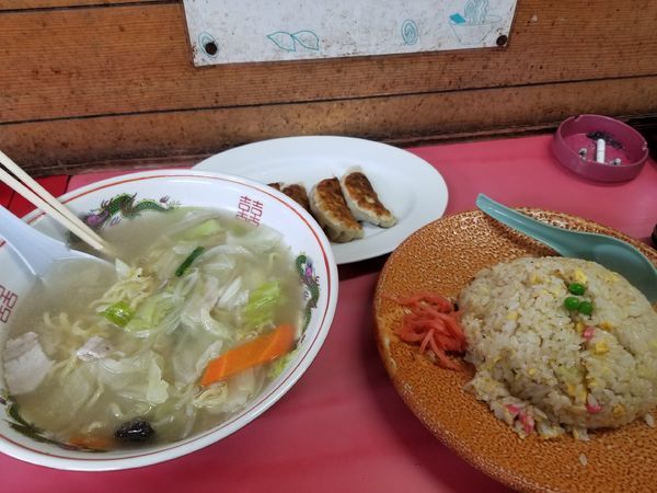 「タンメン、チャーハン、ギョーザ」@手打ラーメン悟空の写真