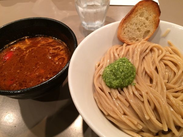 「海老トマトつけ麺880円」@つけ麺 五ノ神製作所の写真