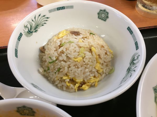 「半チャーハン」@日高屋 春日部店の写真