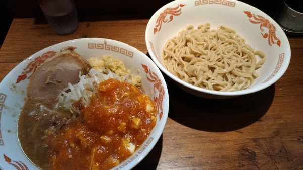 「つけ麵フュージョン」@火の豚 人形町駅前店の写真