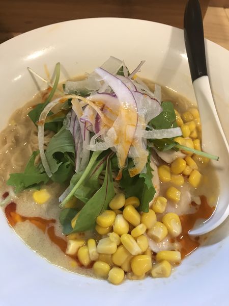 「【限定】渡り蟹とトウモロコシの冷やしそば　９５０円」@麺屋Mの写真