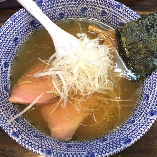 「塩らーめん 半麺 730円」@麺心 國もとの写真