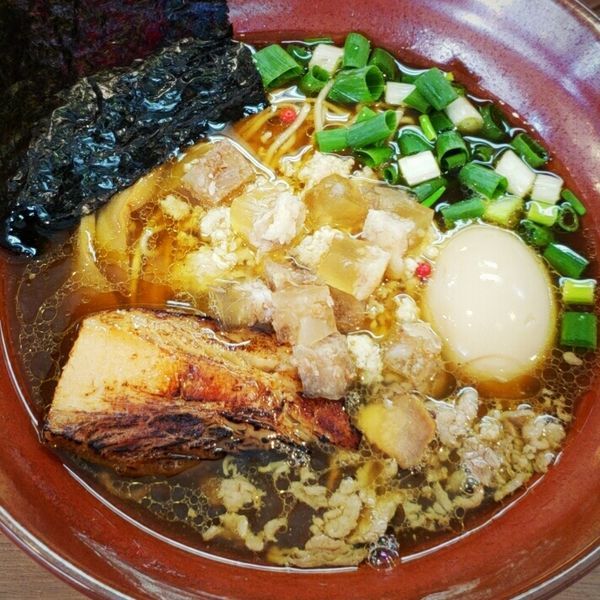 「極-Kiwami-正油SOBA 890円」@麺家 Shumen Doushiの写真