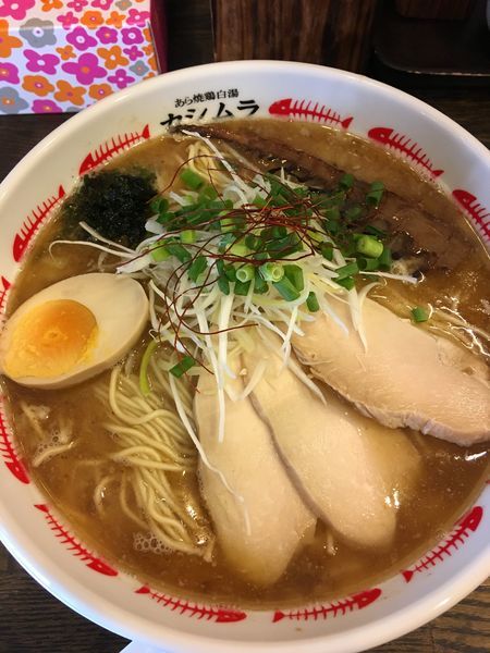 「濃厚あら焼鶏白湯そば」@あら焼鶏白湯 カシムラの写真