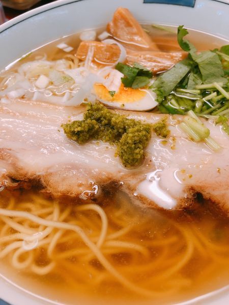 「和風柚子柳麺」@麺屋ひょっとこの写真