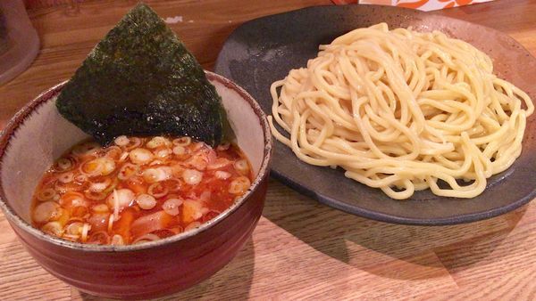 「辛味つけ麺」@つけ麺屋 やすべえ 赤坂店の写真