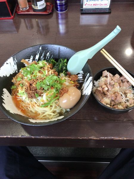 「味噌坦々麺まぜそば」@山びこの写真