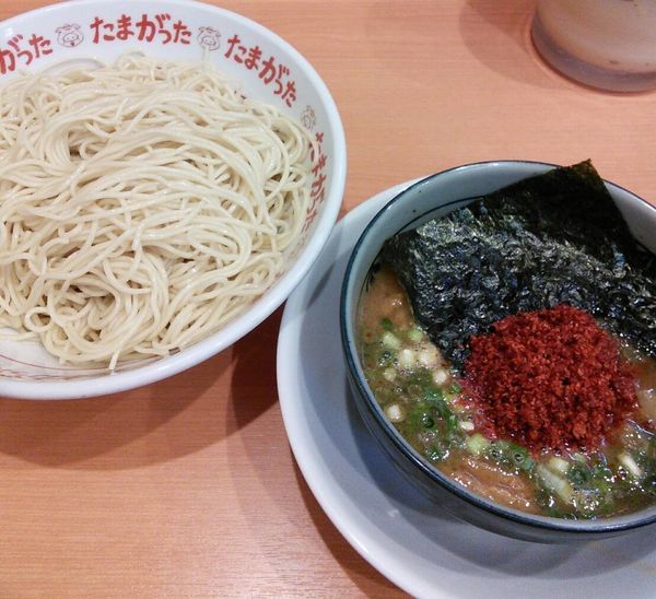 「【限定】辛つけ麺　８００円」@九州大分らぁめん たまがった 神奈川新町本店の写真