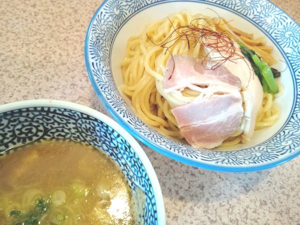 「鯛白湯つけ麺（中盛） ￥850」@麺処 かつ善の写真