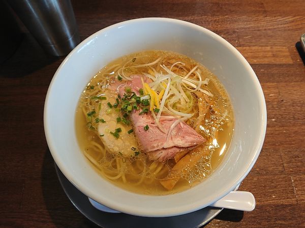 「中華そば 塩 750円」@麺道 麒麟児の写真
