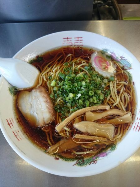 「中華そば　450円」@富士見そば 下りホーム店の写真