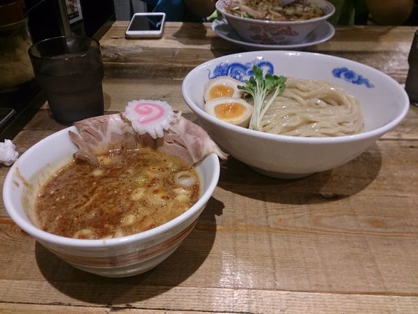 「サバ濃厚鶏辛つけ麺」@サバ6製麺所 成城学園前店の写真