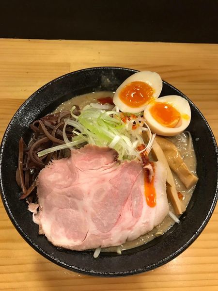 「みそらーめん ＋味付玉子」@miso style となみの写真