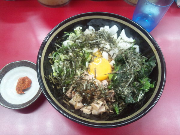 「油そば 680円」@家系ラーメン 王道家の写真