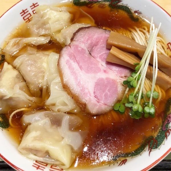 「わんたん中華そば(醤油)850円」@いしかわやの写真