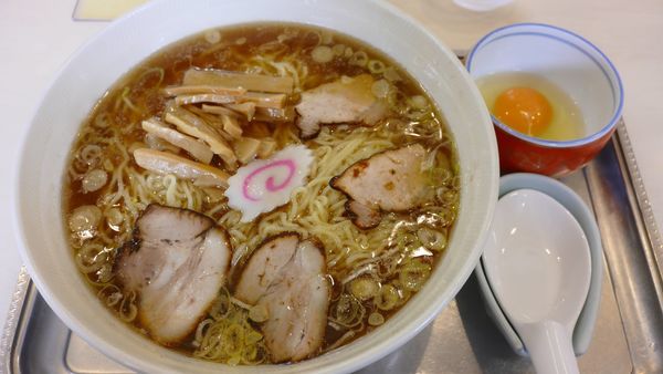 「中華麺（生玉子付）¥1,180」@永福町大勝軒の写真