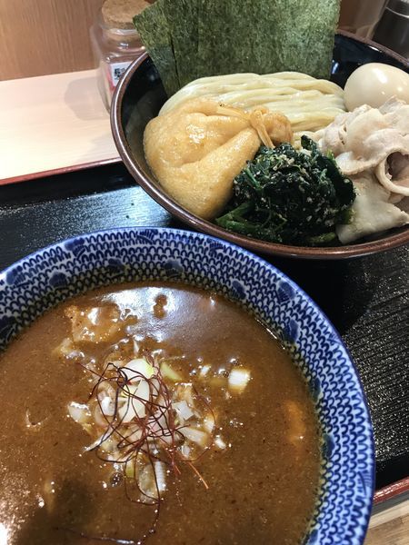「「夏季限定  」特製旨辛つけ麺」@らー麺土俵 鶴嶺峰の写真