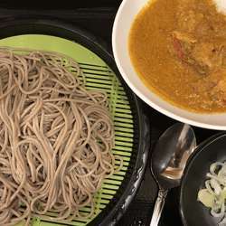 冷やしみりそば＋半カレー