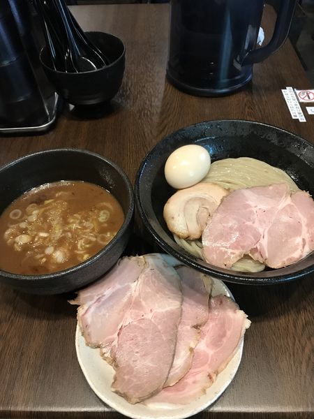 「味玉つけ麺+ローストチャーシュー」@麺や 新倉の写真