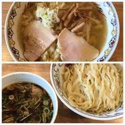 塩＋つけ麺醤油＋焼売