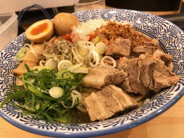 「【限定】ニボまぜそば」@中華そば 葵の写真