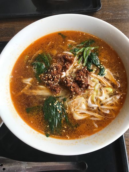 「担々麺➕ミニチャーハンセット」@楽楽中華 あじくらの写真