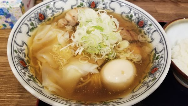 「🉐中華蕎麦　普通盛り　こってり」@丸山中華蕎麦店の写真